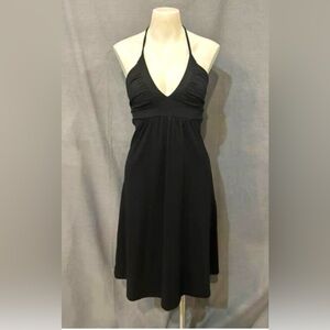Chic Susana Monaco Black Halter Dress. Size Small.